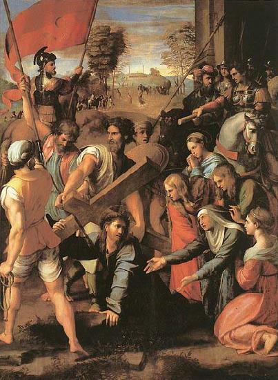 RAFFAELLO Sanzio Christ Falls on the Way to Calvary